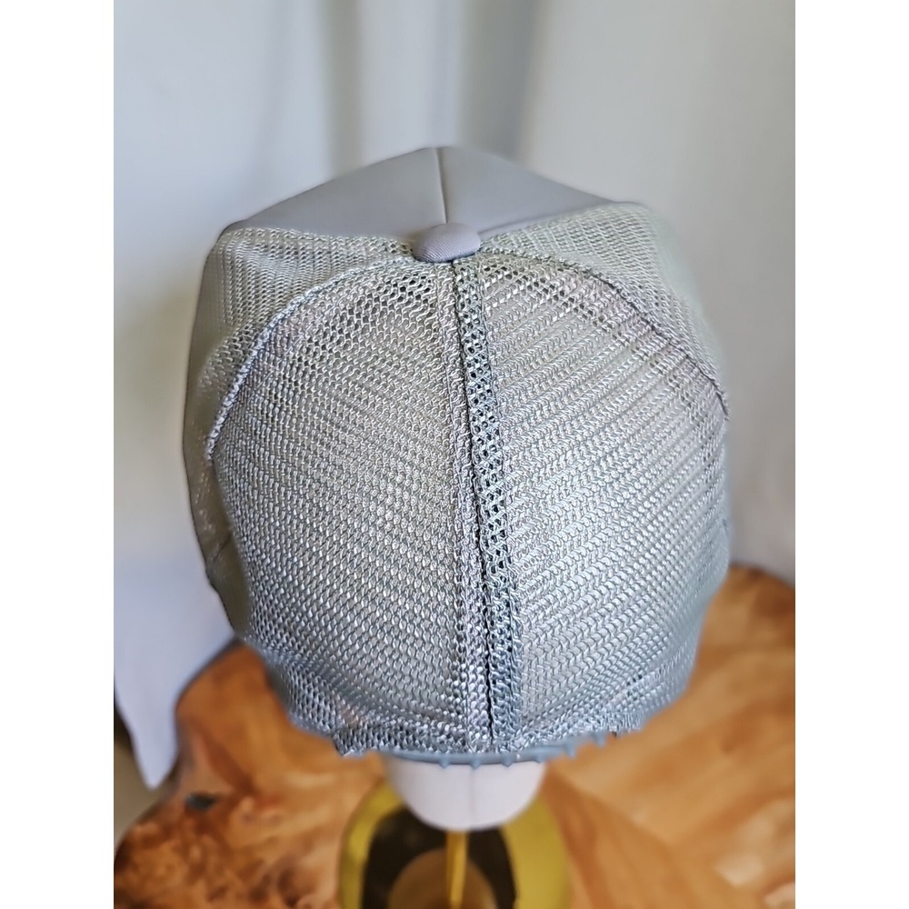 Vintage Adjustable Gray and White Industrial Nuclepore Mesh Trucker‎ Hat - Picture 9 of 15